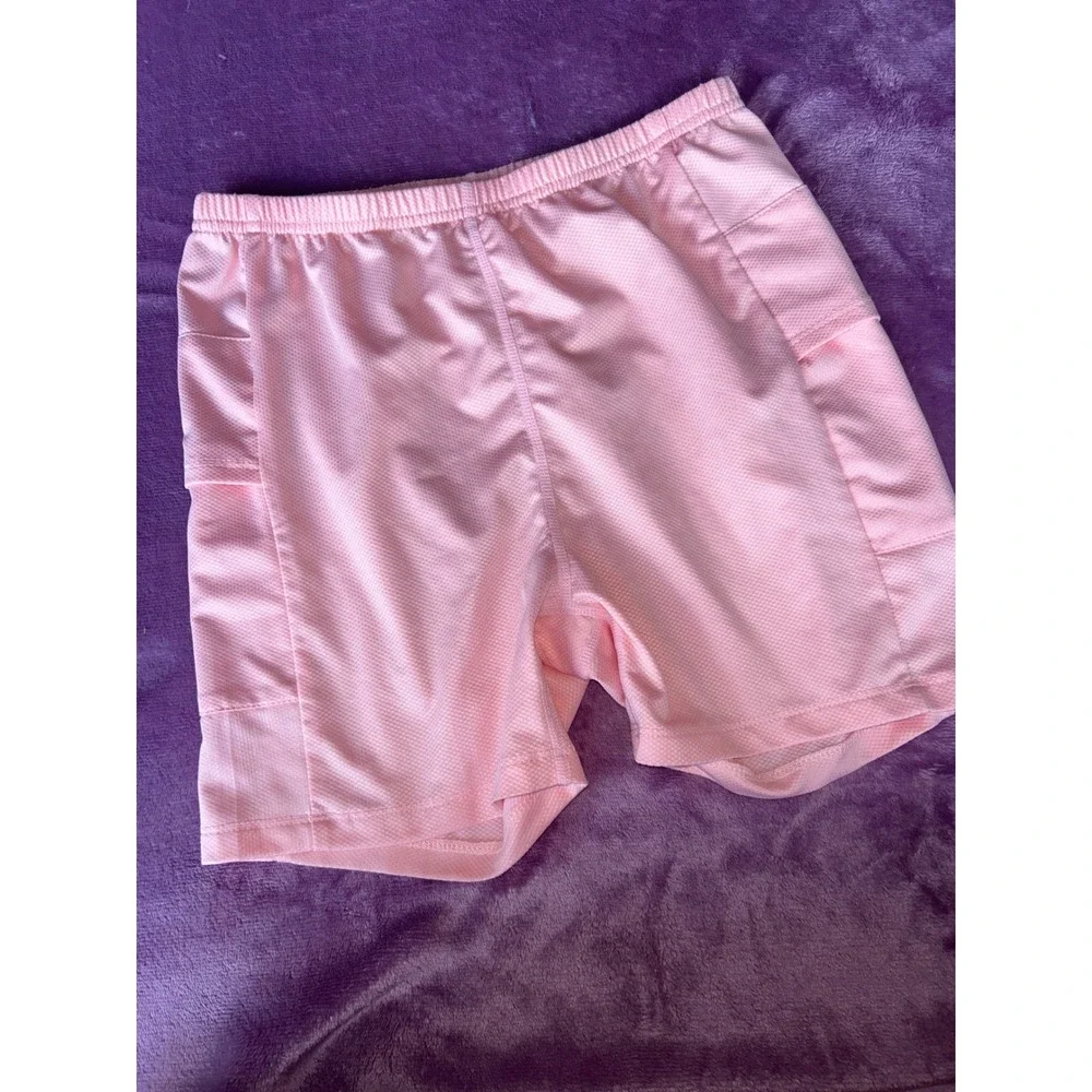 Baleaf Womens Pink Athletic Running Shorts Side Pockets Size Small Elastic Waist